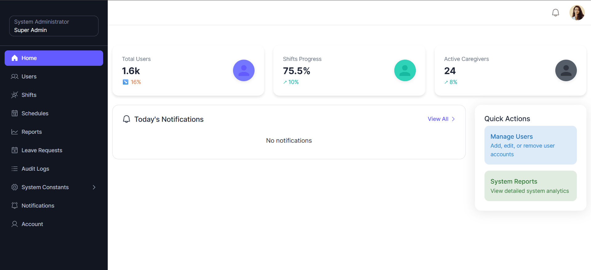 Azara Health Care Portal screenshot 1