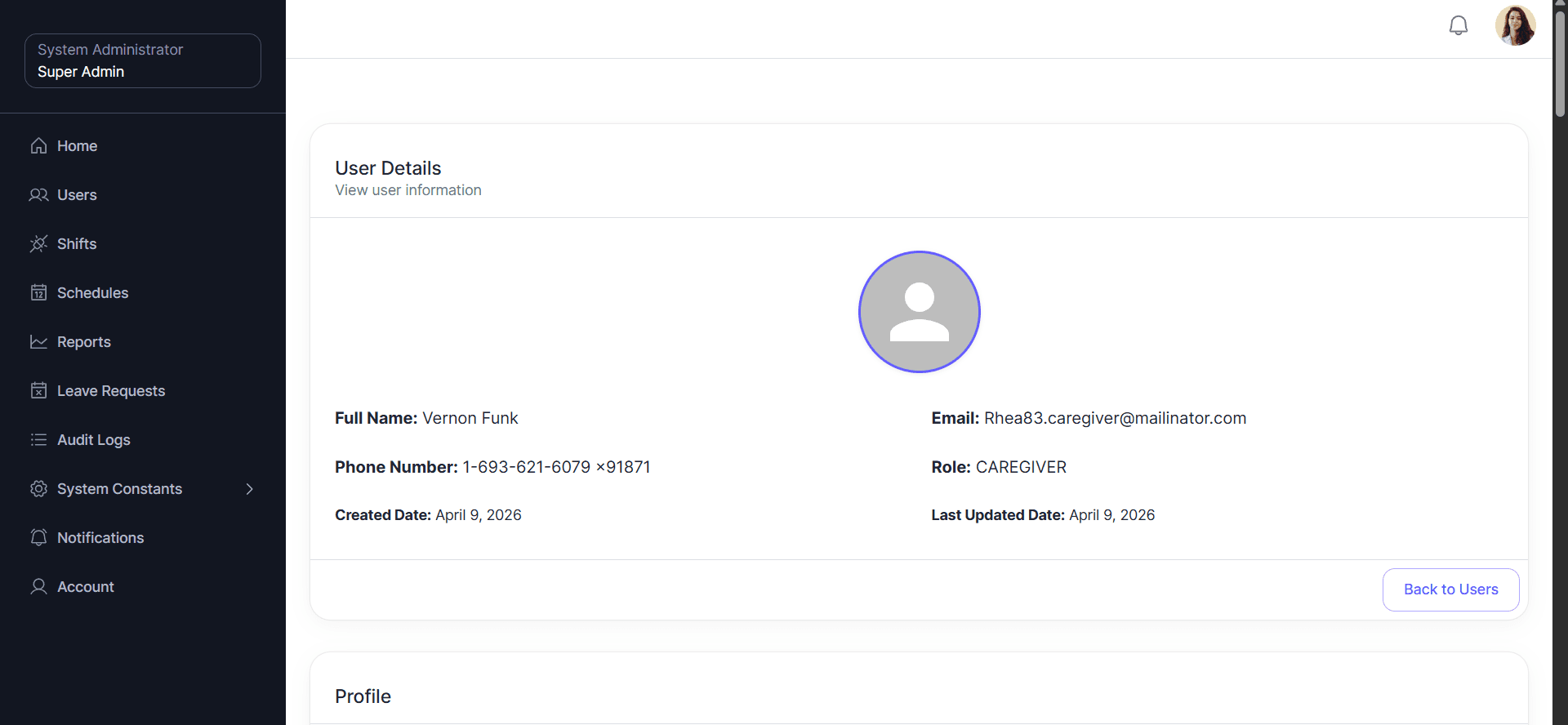 Azara Health Care Portal screenshot 2