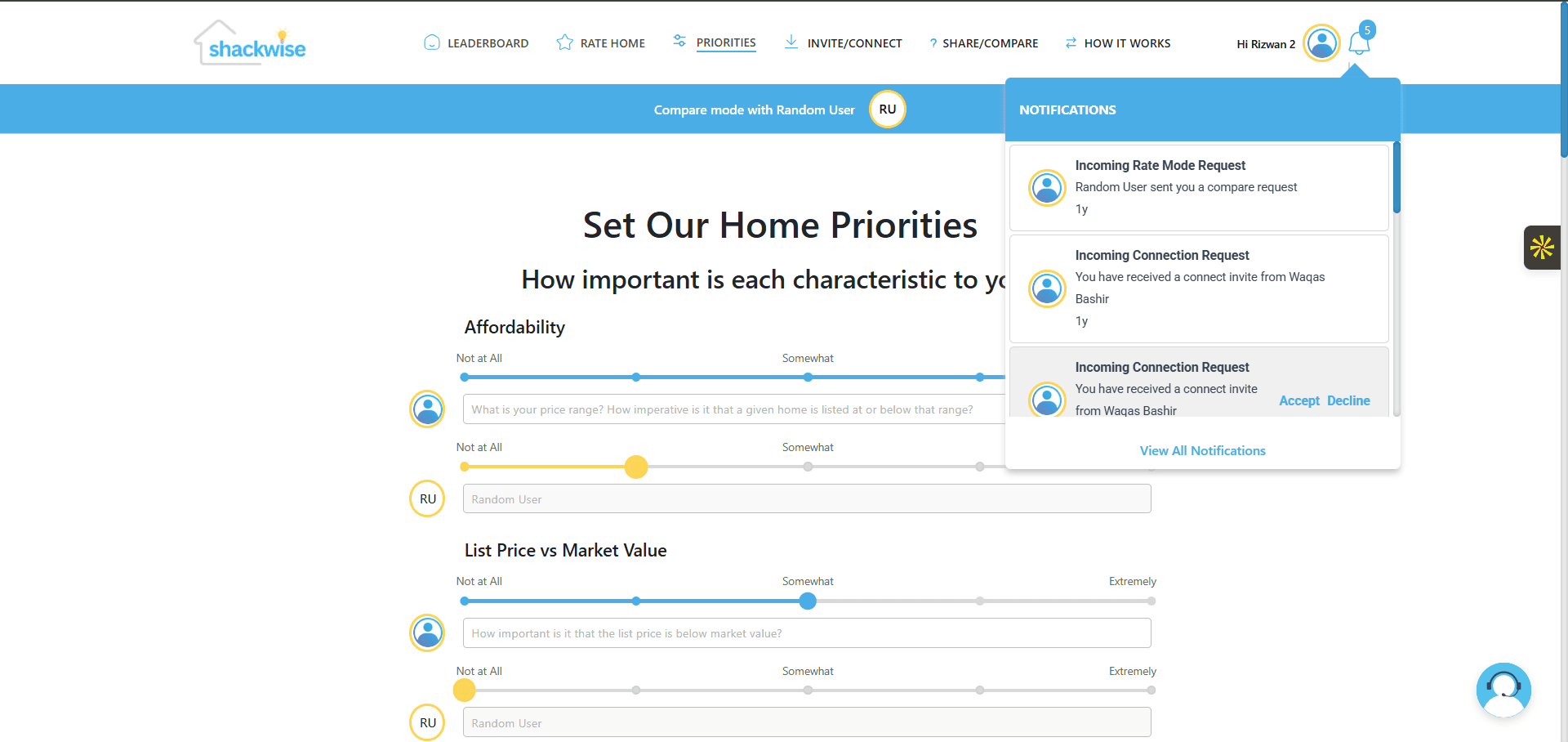 ShackWise Collaborative PropTech Platform screenshot 1